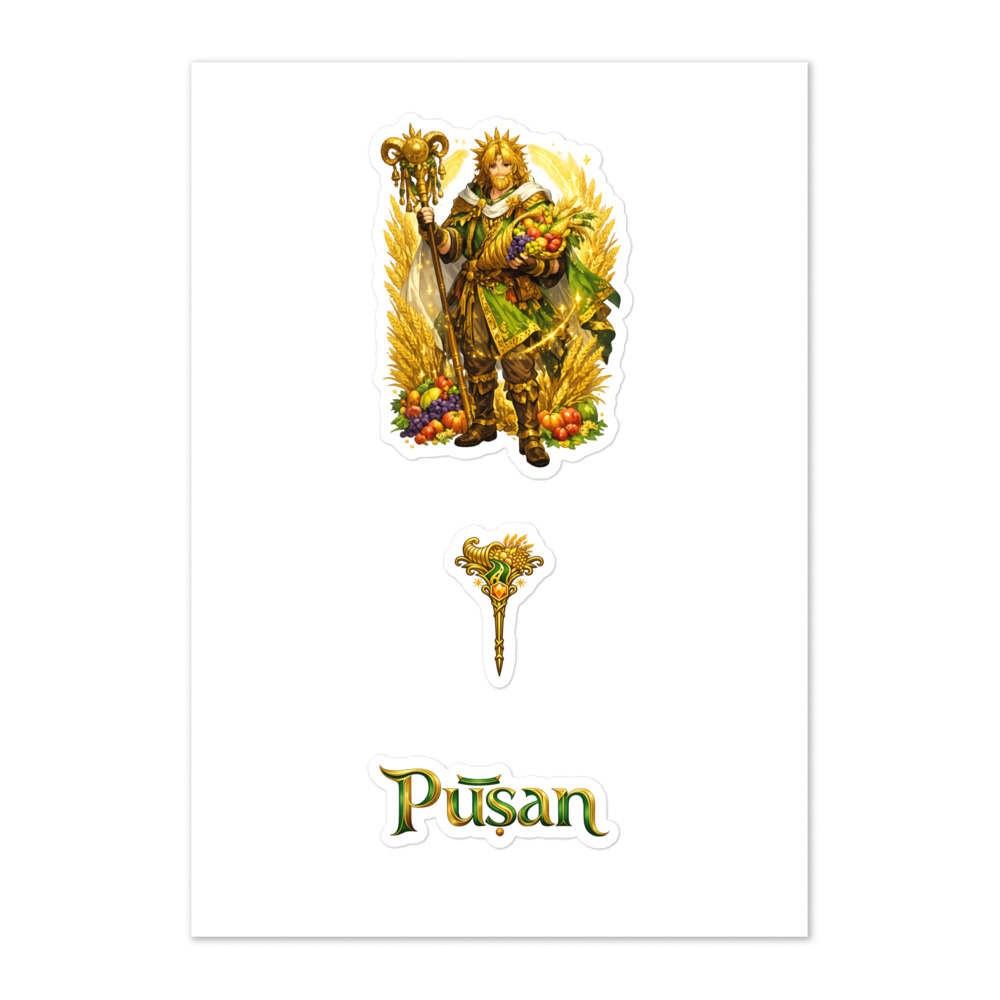 Pūṣan Seal Sticker Set