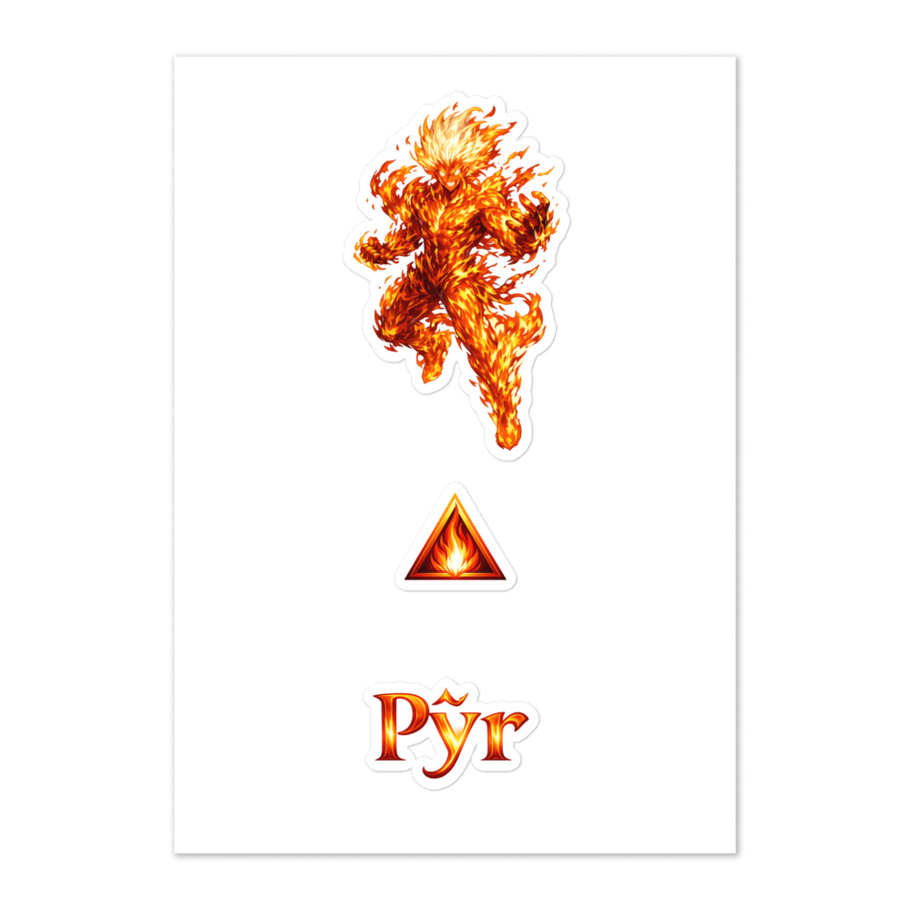 Pŷr Seal Sticker Set