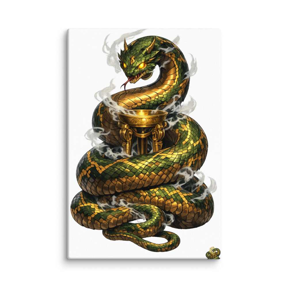 Pýthōn Mascot Canvas