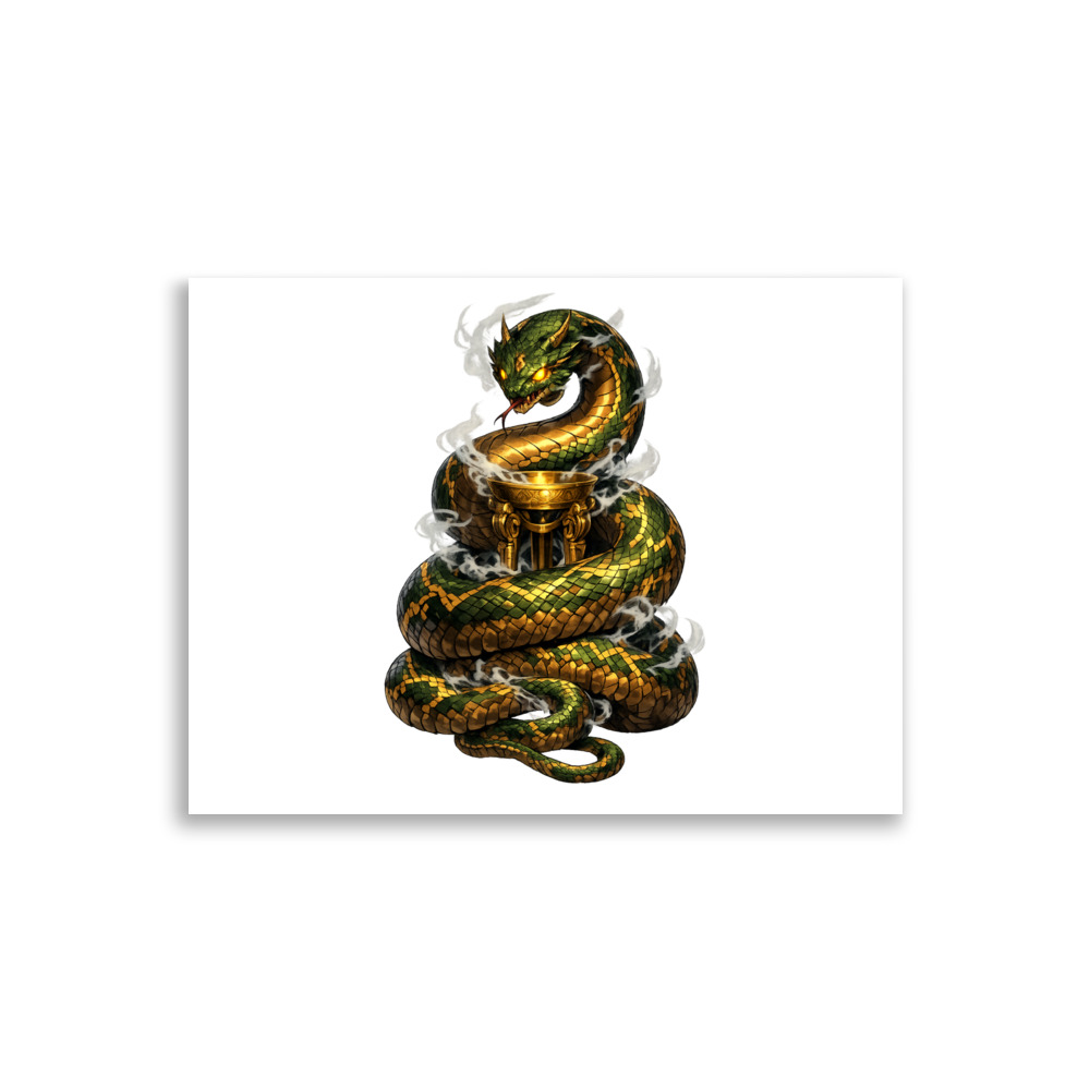 Pýthōn Mascot Art Print