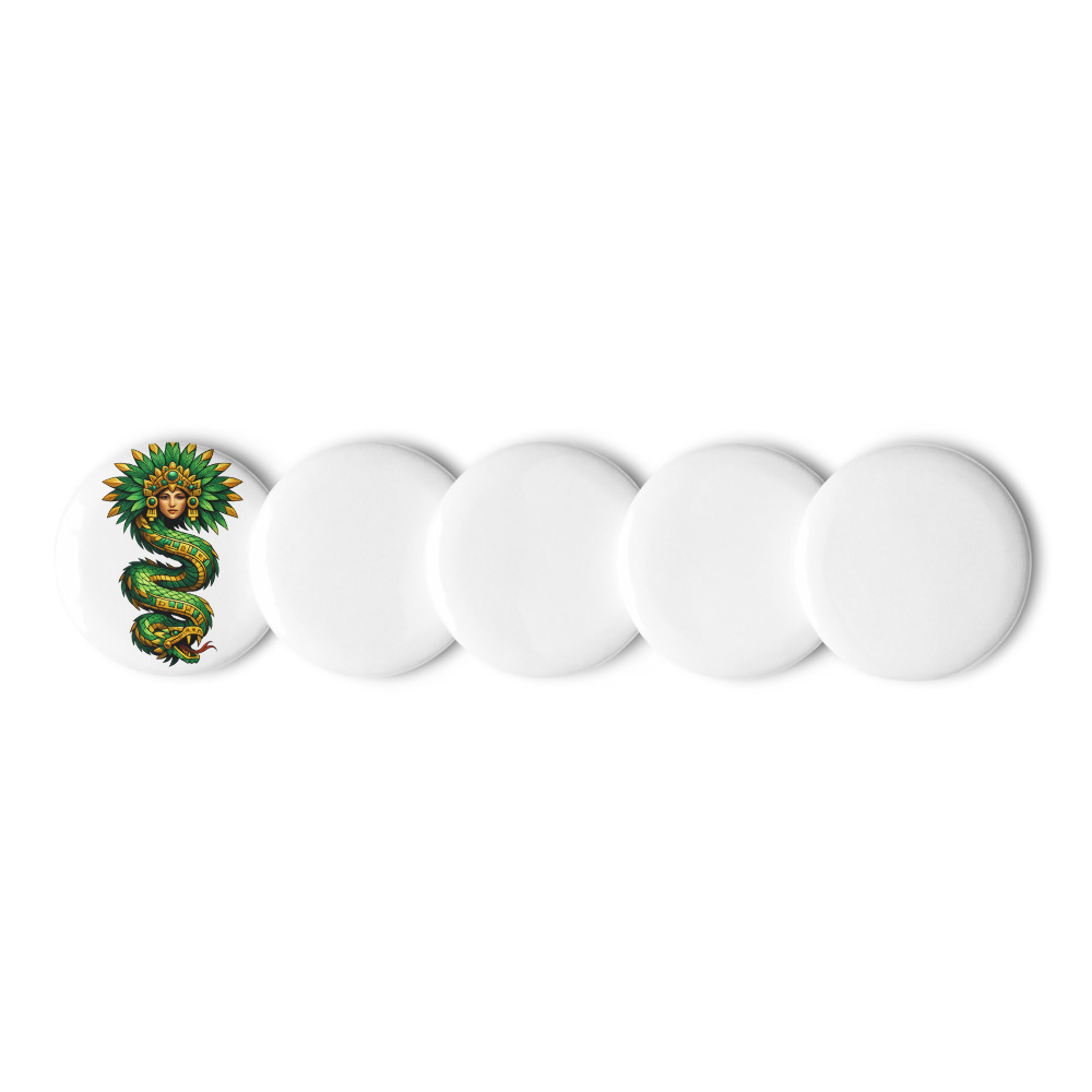 Quetzalcōātl Seal Enamel Pin