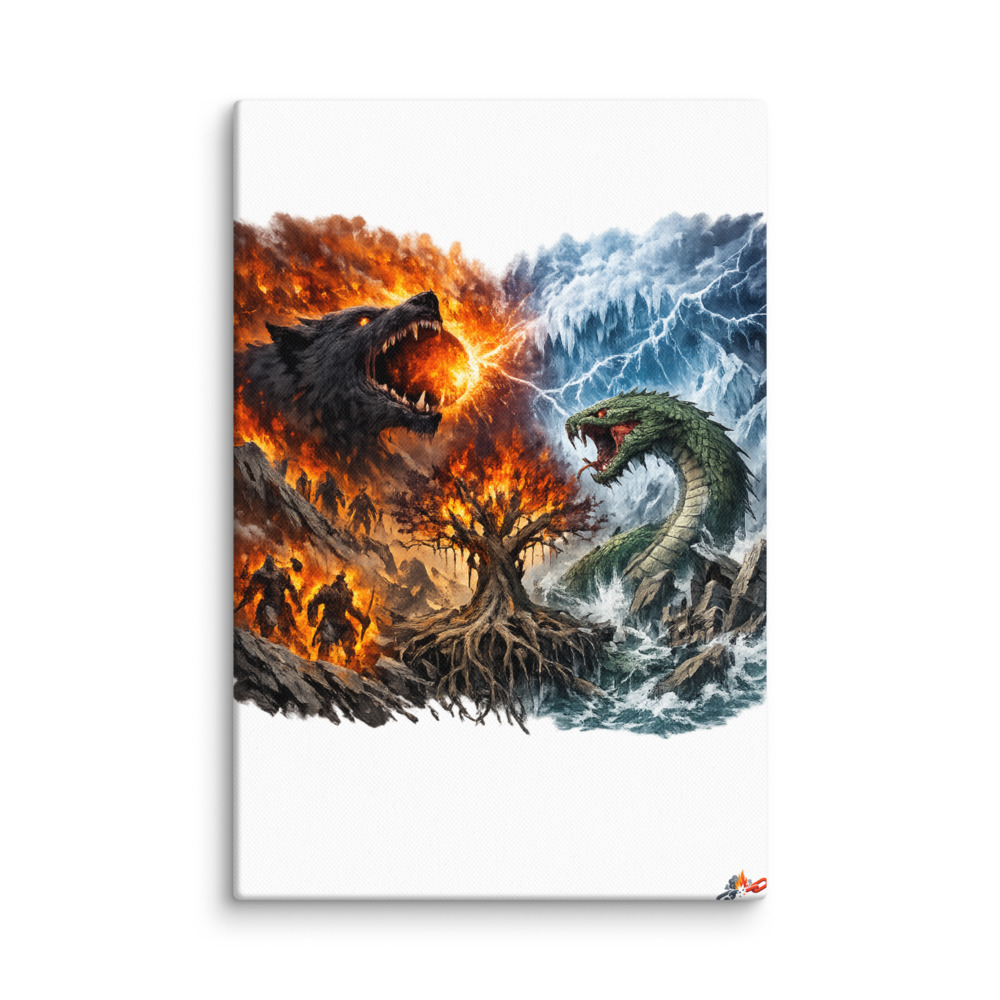 Ragnarǫk Mascot Canvas