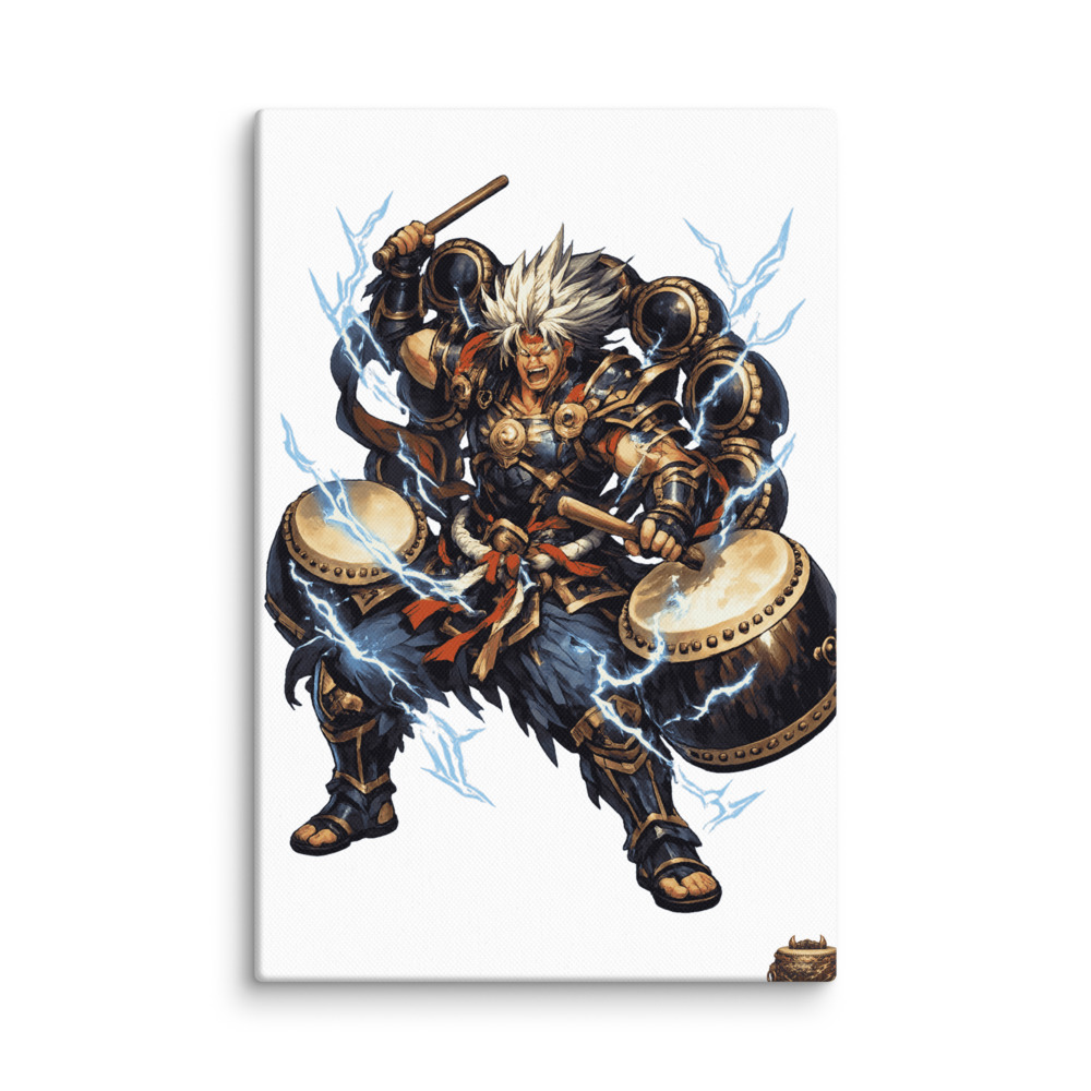 Raijin Mascot Canvas