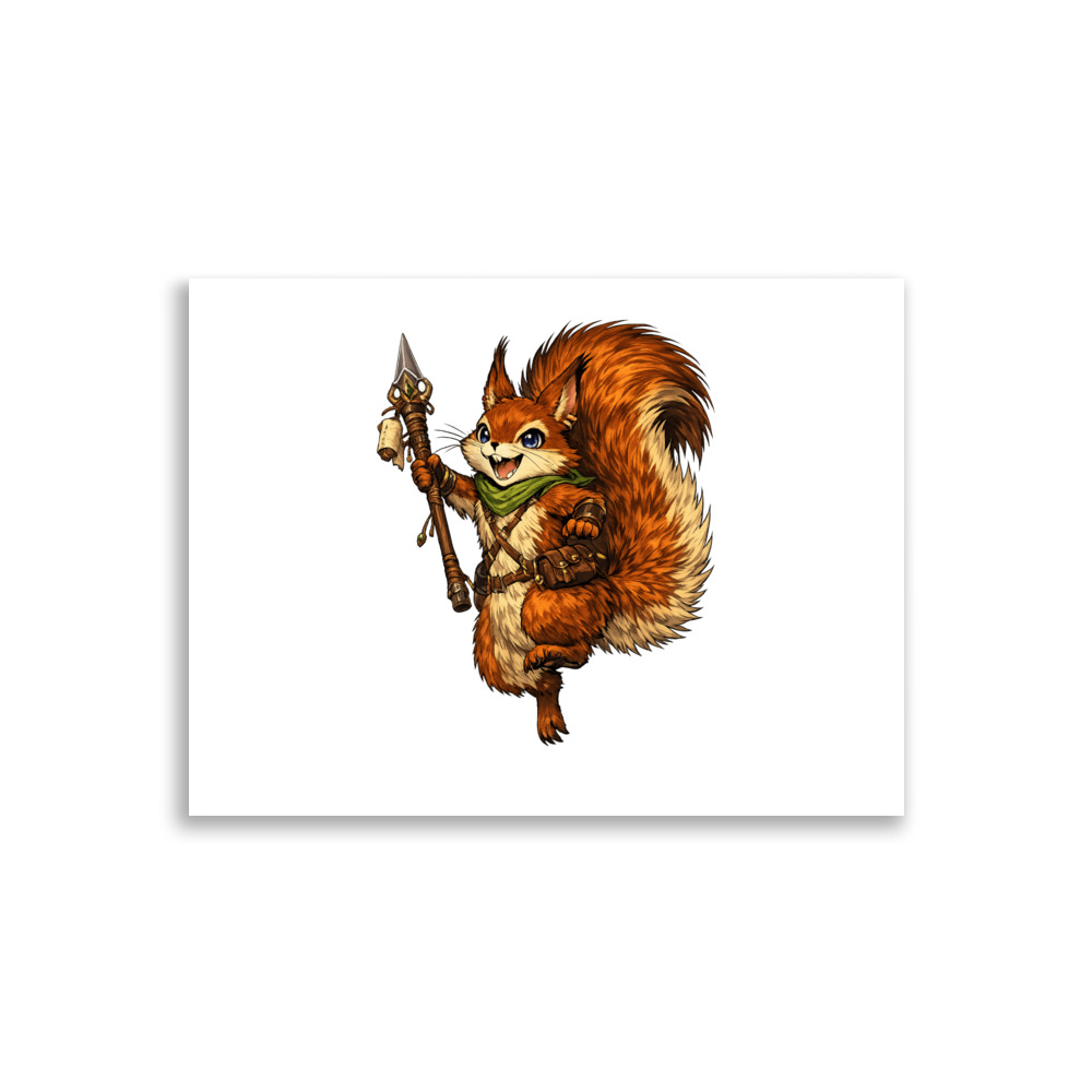 Ratatoskr Mascot Art Print