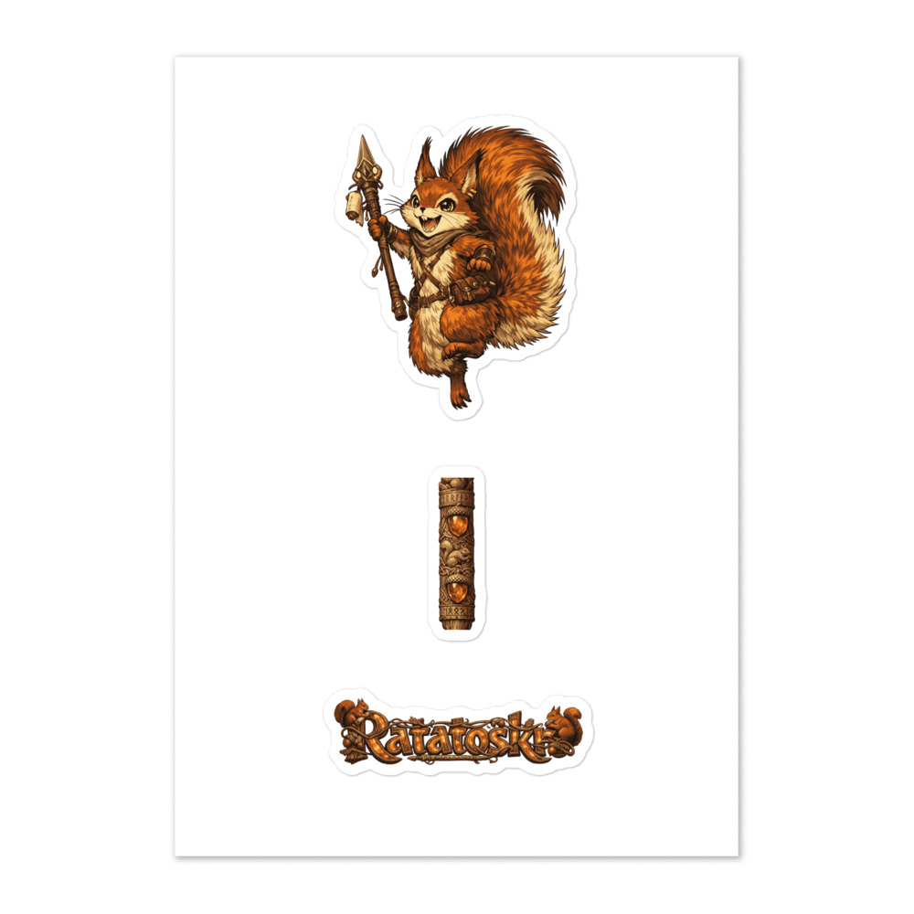 Ratatoskr Seal Sticker Set