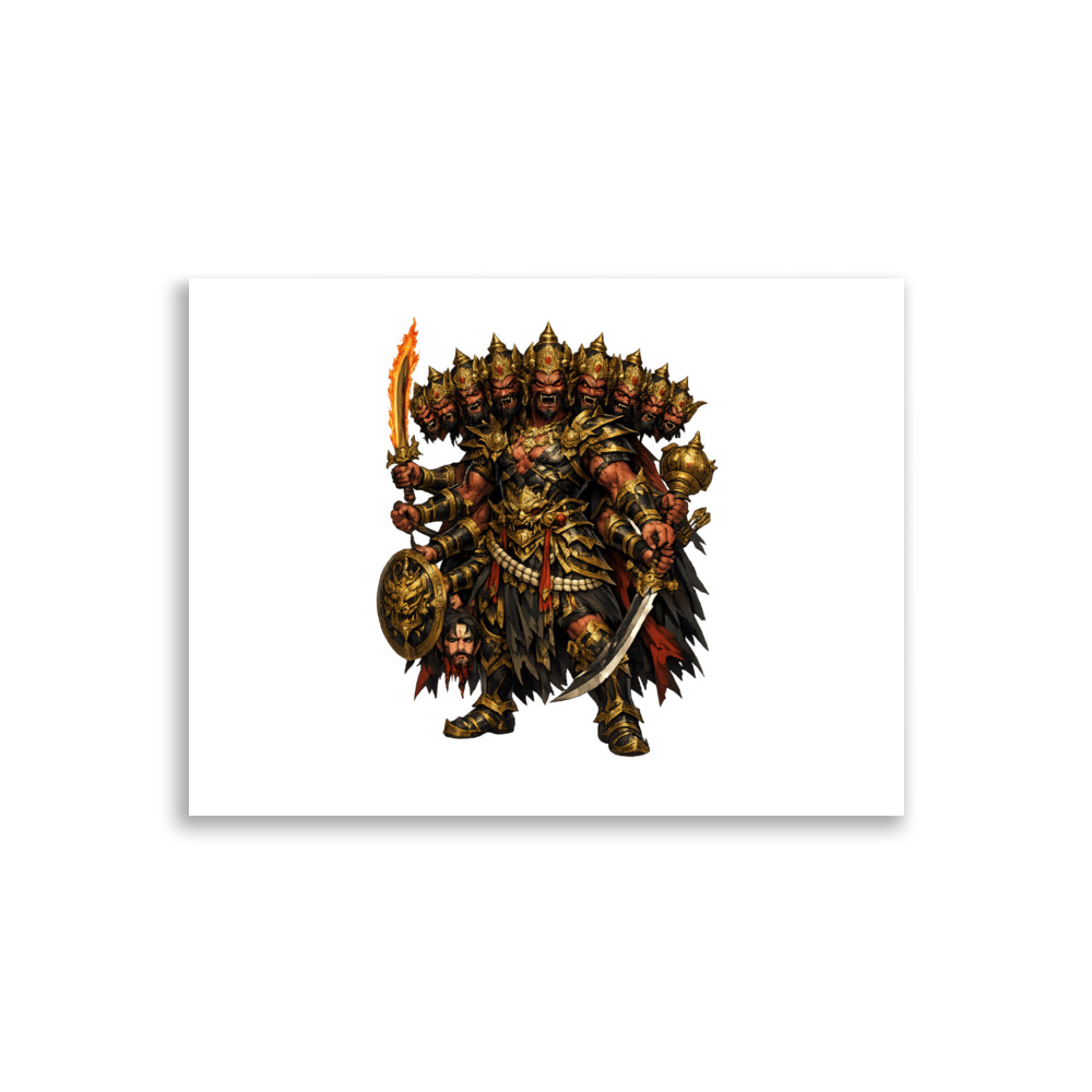 Rāvaṇa Mascot Art Print