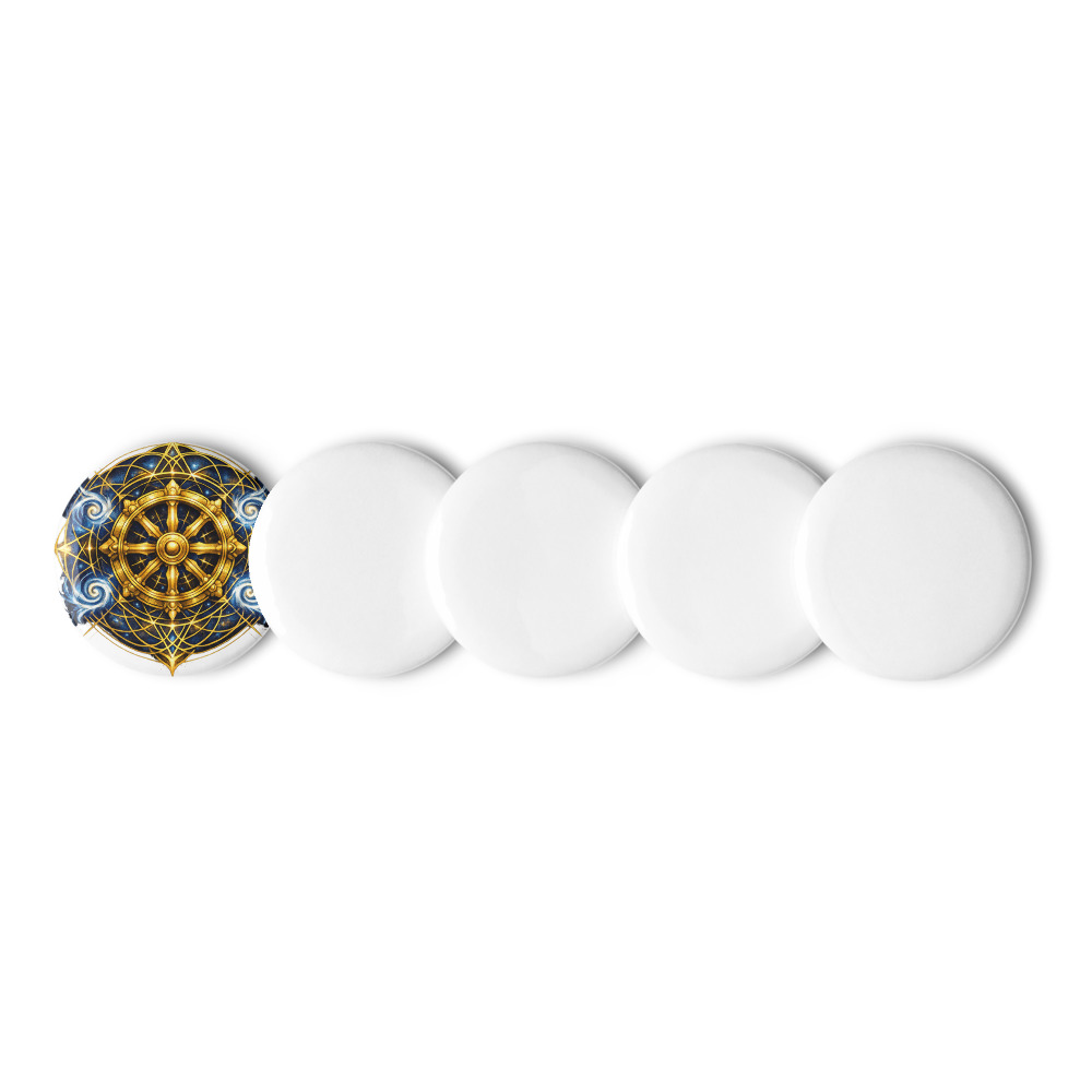 Ṛta Seal Enamel Pin