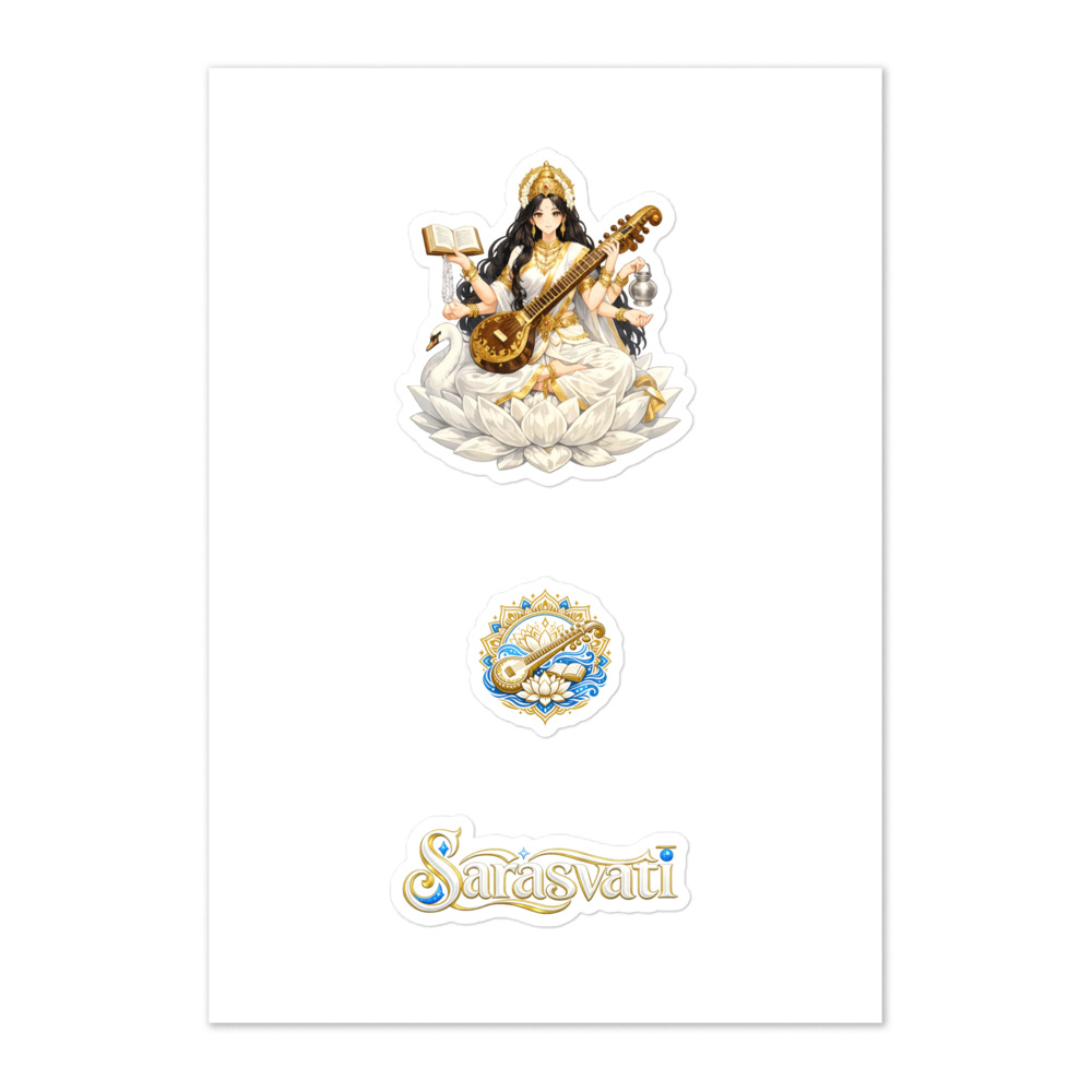 Sarasvatī Seal Sticker Set