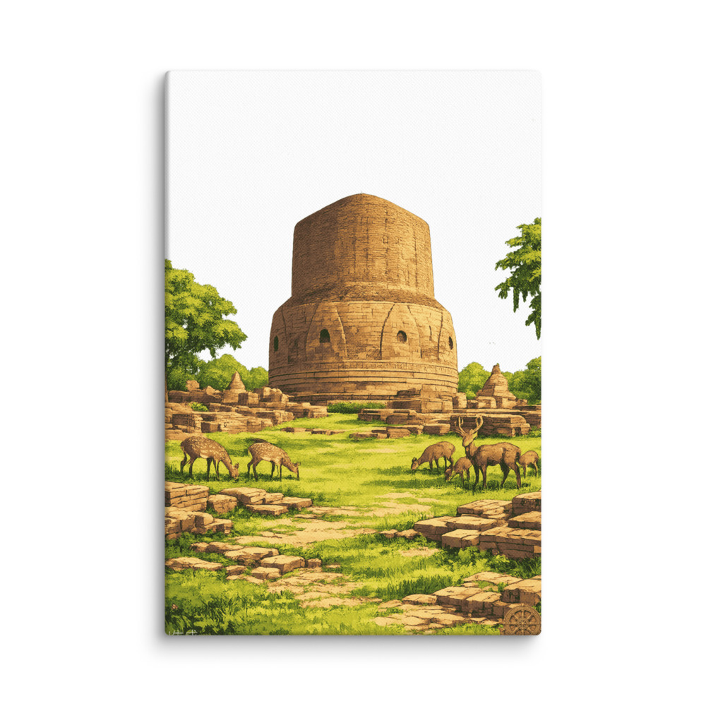 Sarnath Mascot Canvas