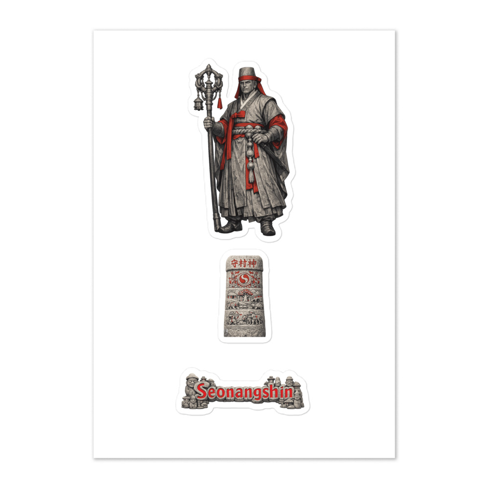 Seonangshin Seal Sticker Set