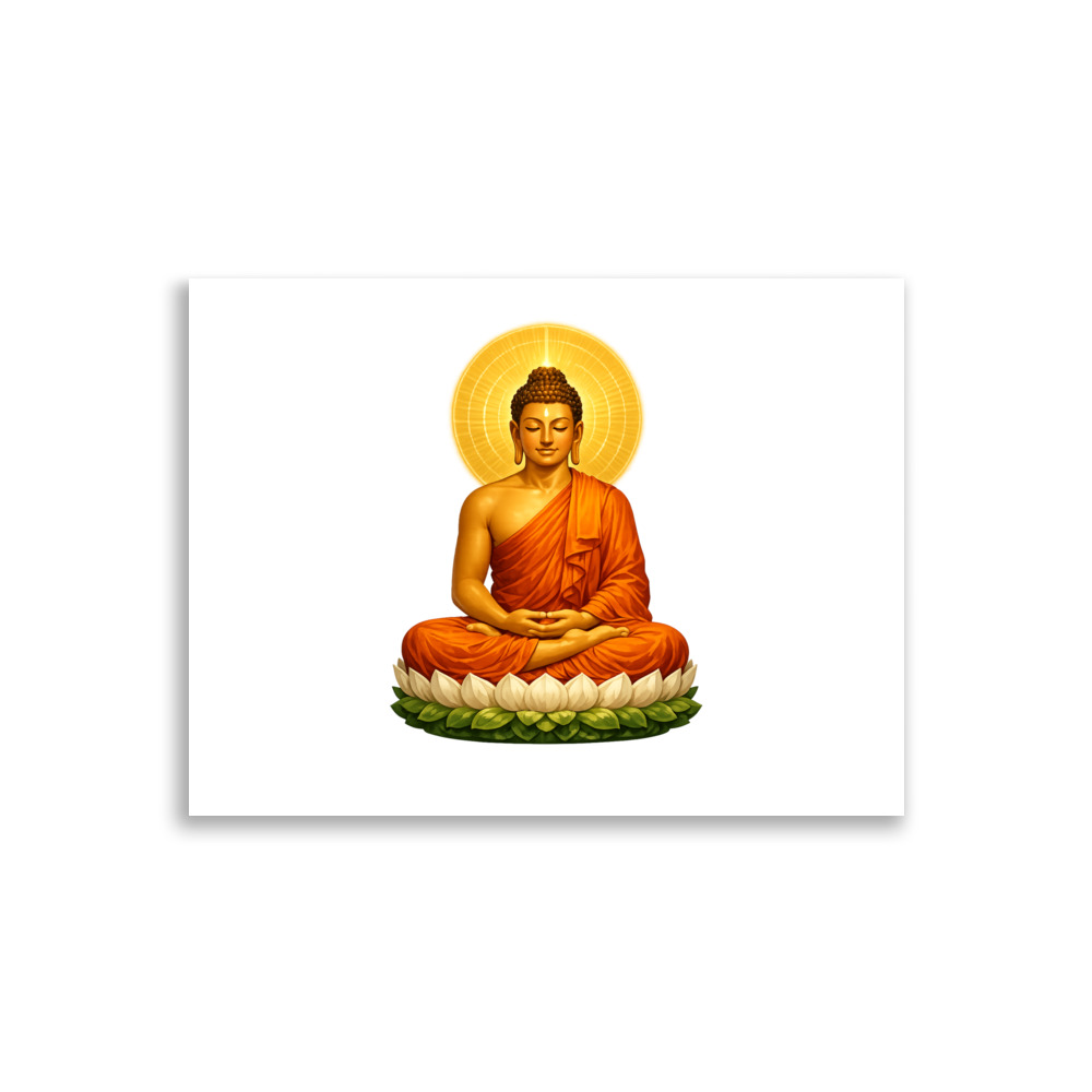 Śākyamuni Mascot Art Print