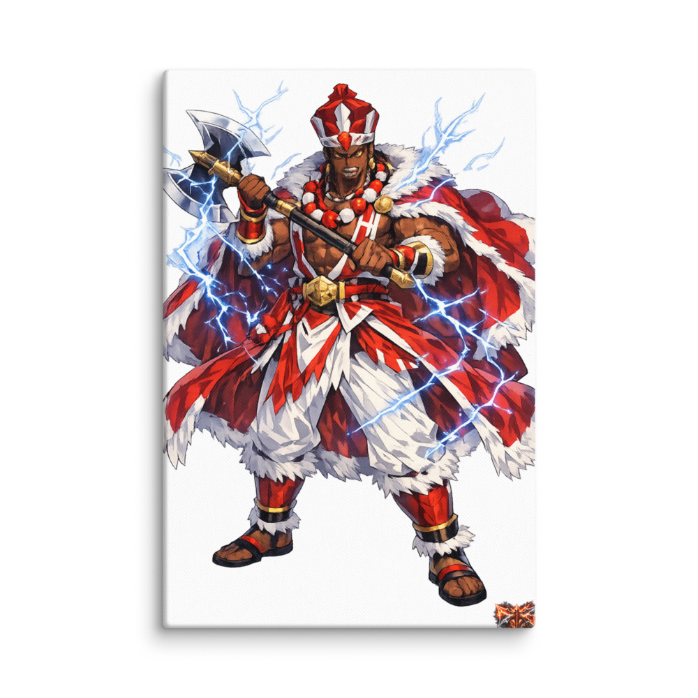 Ṣàngó Mascot Canvas
