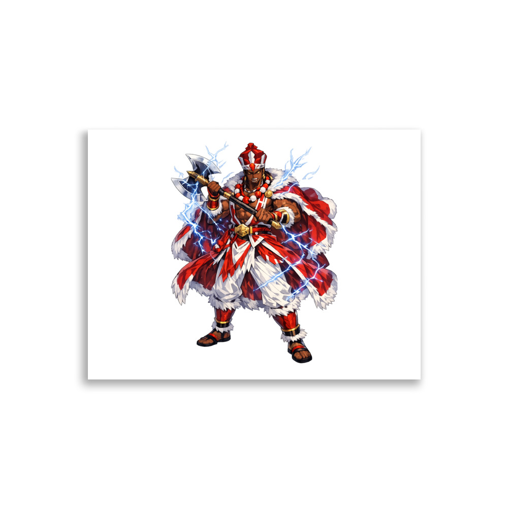 Ṣàngó Mascot Art Print