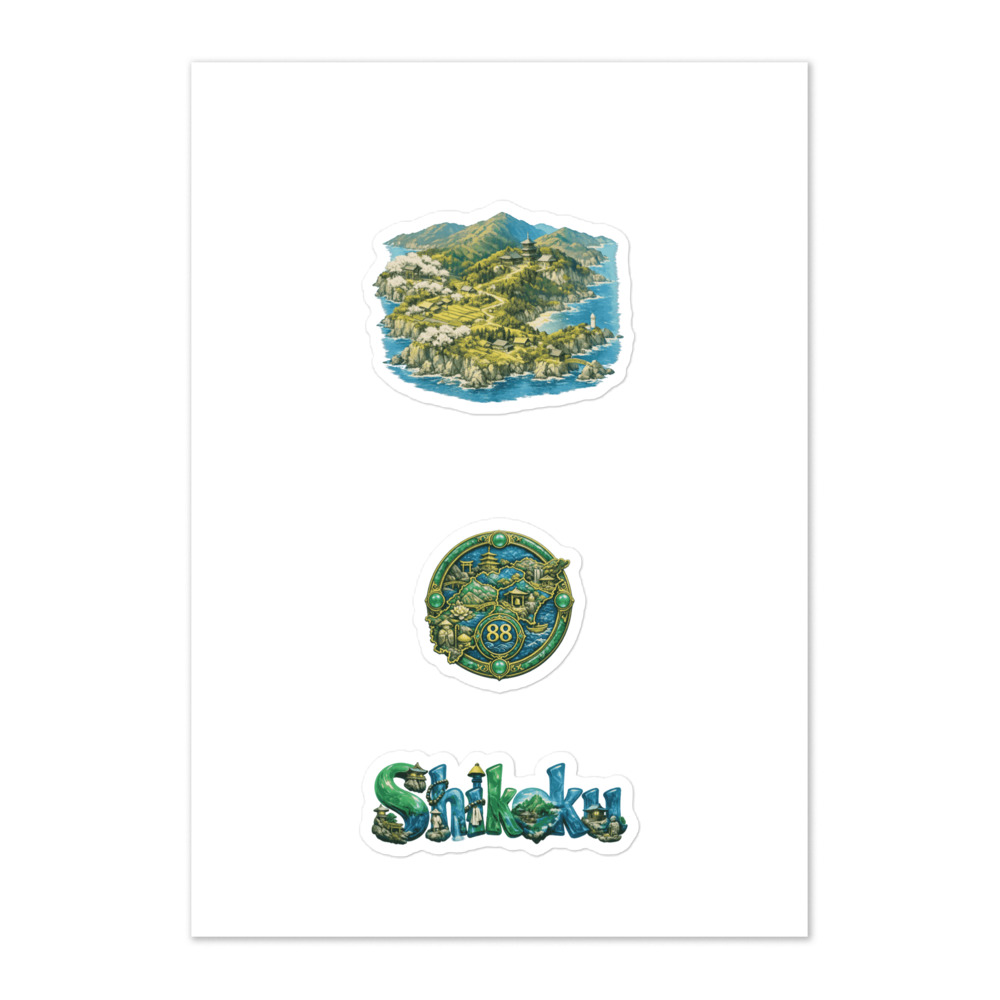 Shikoku Seal Sticker Set
