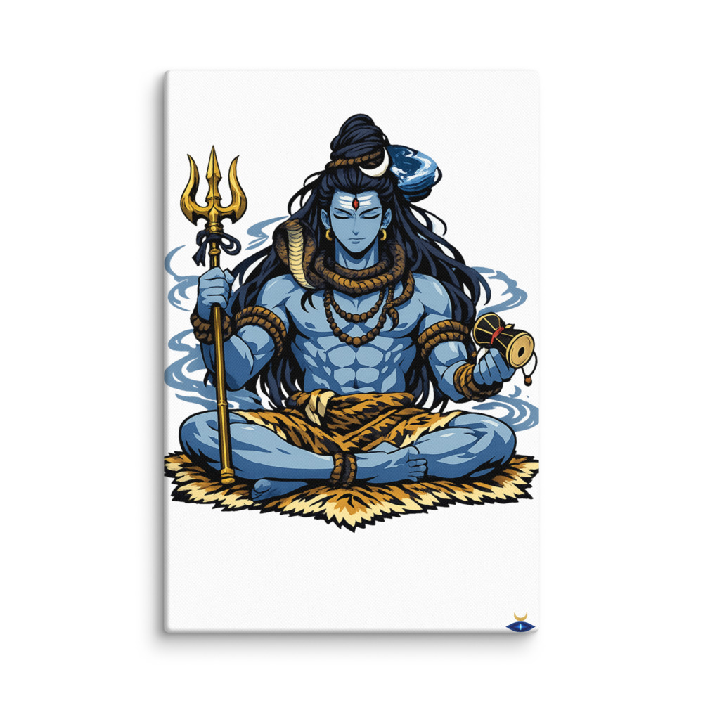 Śiva Mascot Canvas
