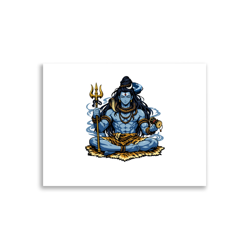 Śiva Mascot Art Print