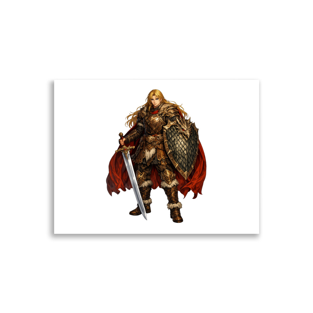 Sigurðr Mascot Art Print