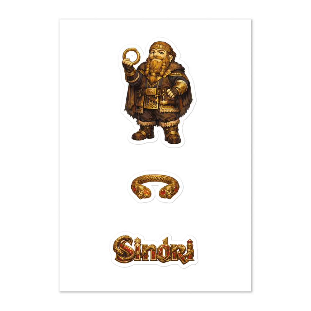 Sindri Seal Sticker Set
