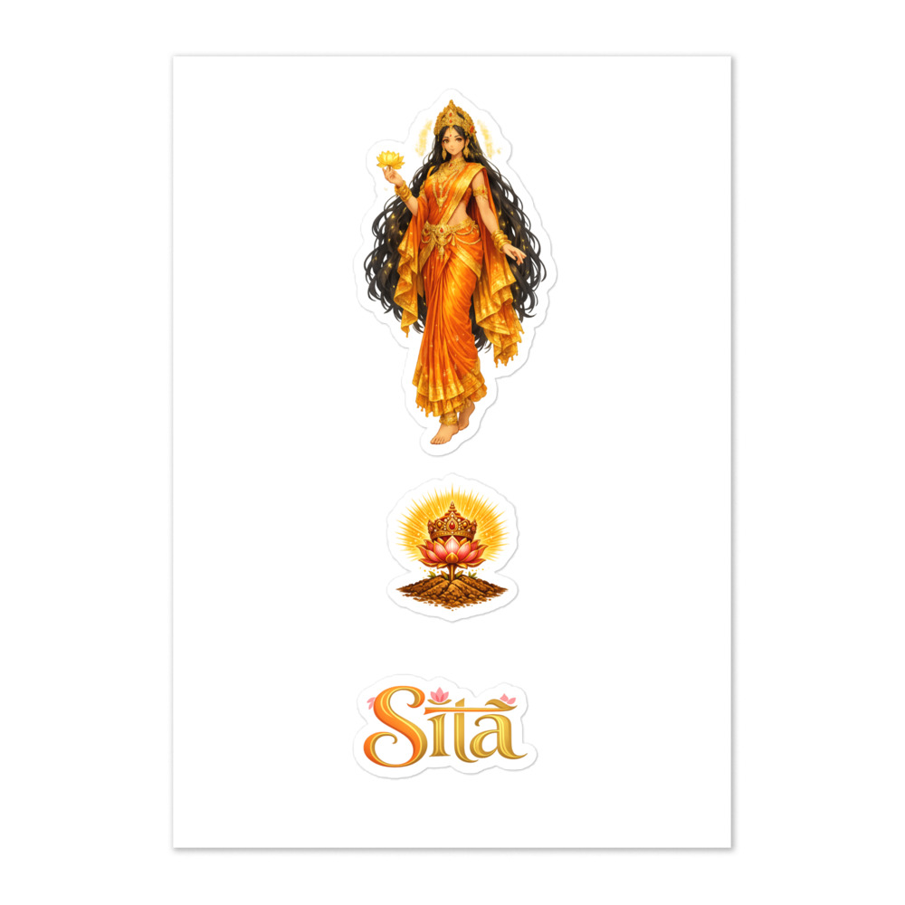 Sītā Seal Sticker Set