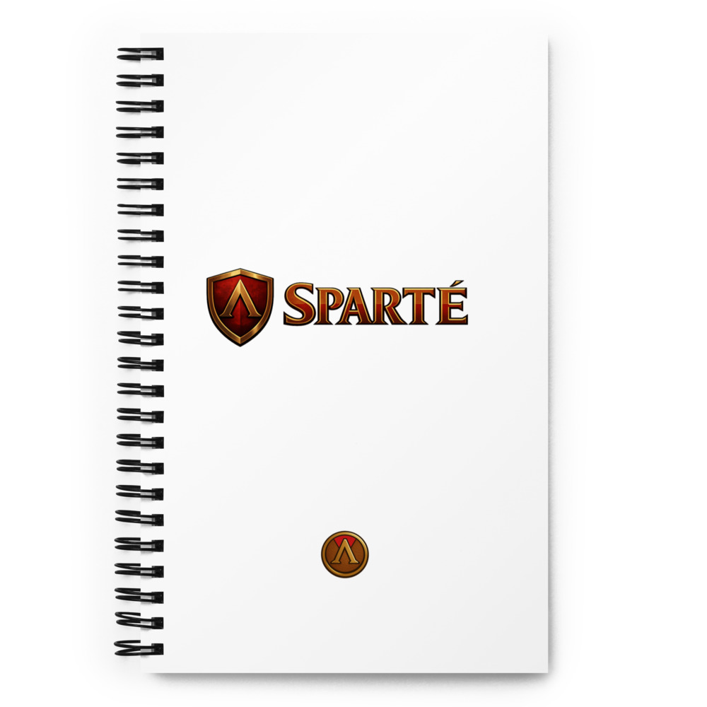 Spártē Temple Notebook