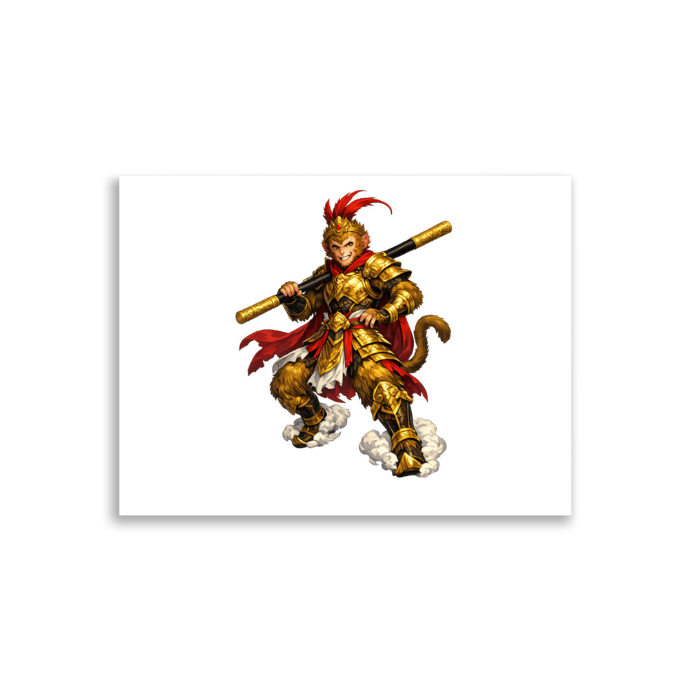 Sūnwùkōng Mascot Art Print