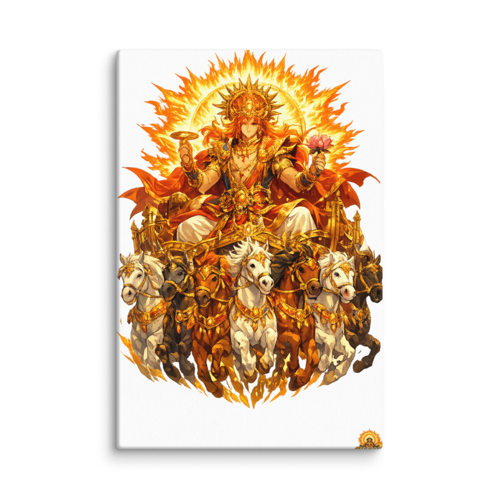 Sūrya Mascot Canvas