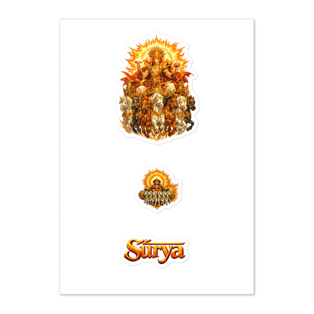 Sūrya Seal Sticker Set