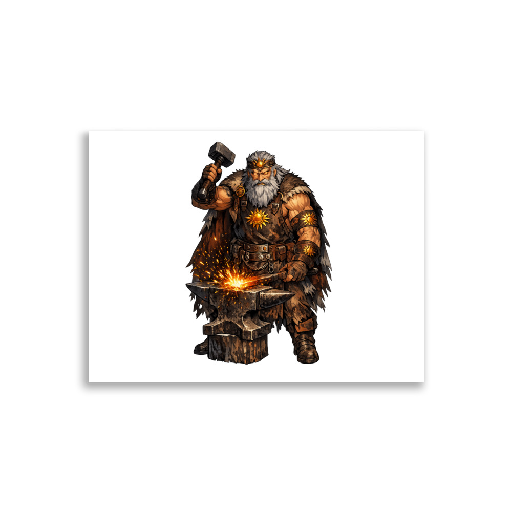 Svarog Mascot Art Print