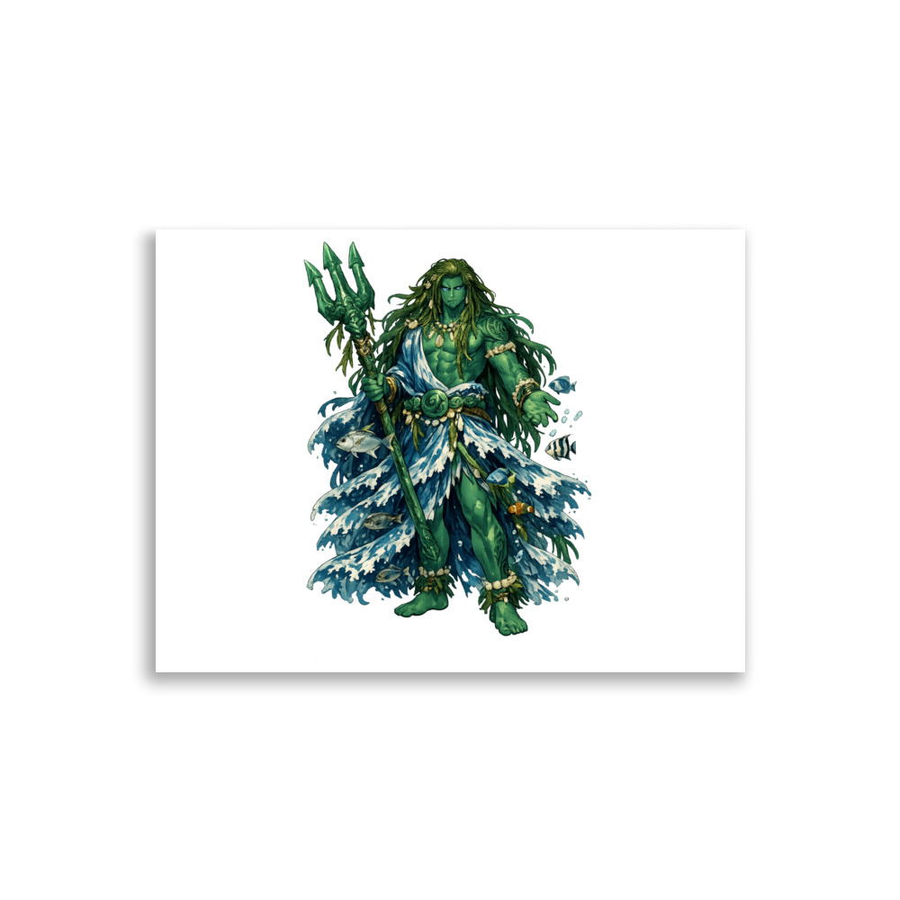 Tangaroa Mascot Art Print