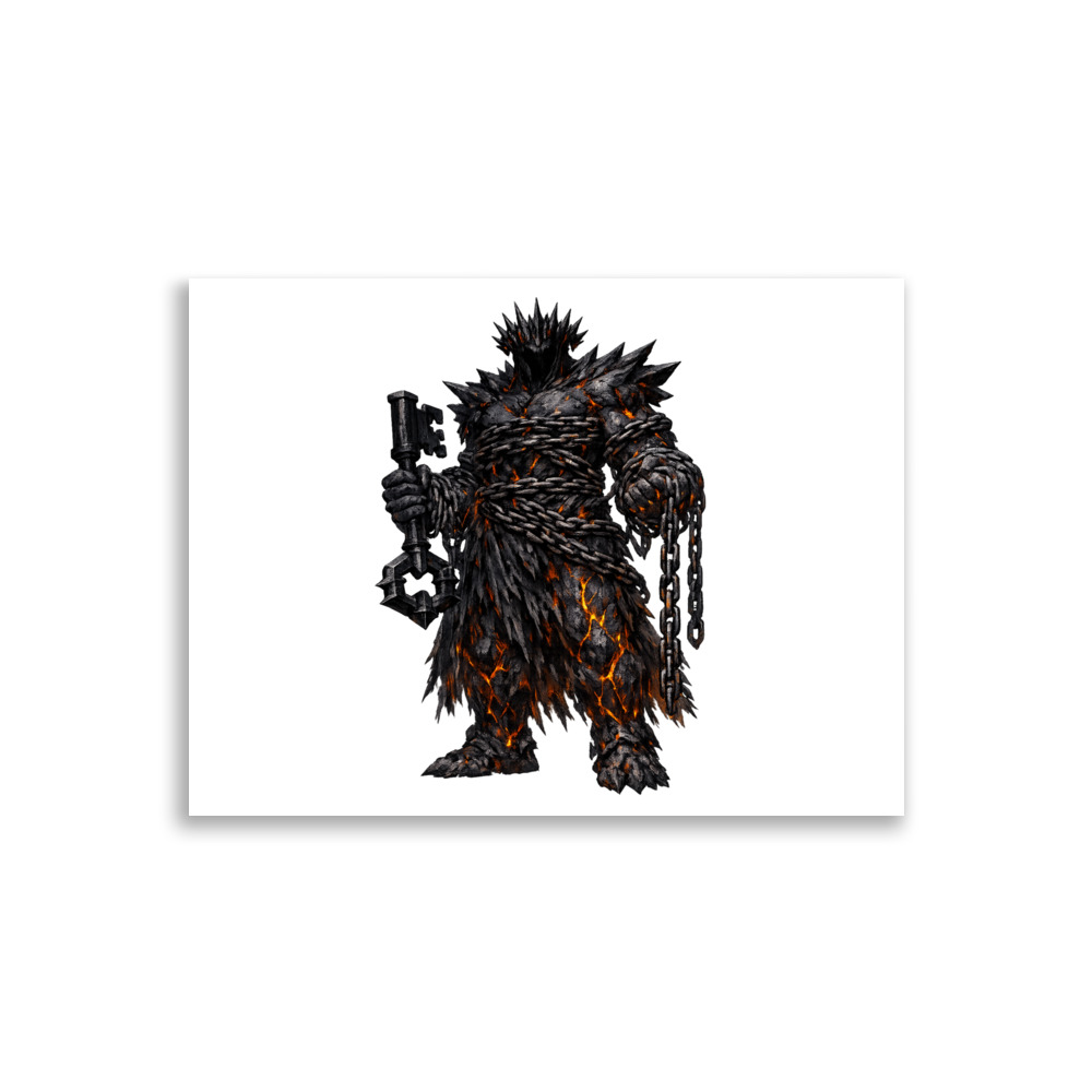 Tártaros Mascot Art Print