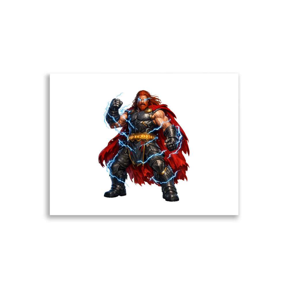 Þórr Mascot Art Print