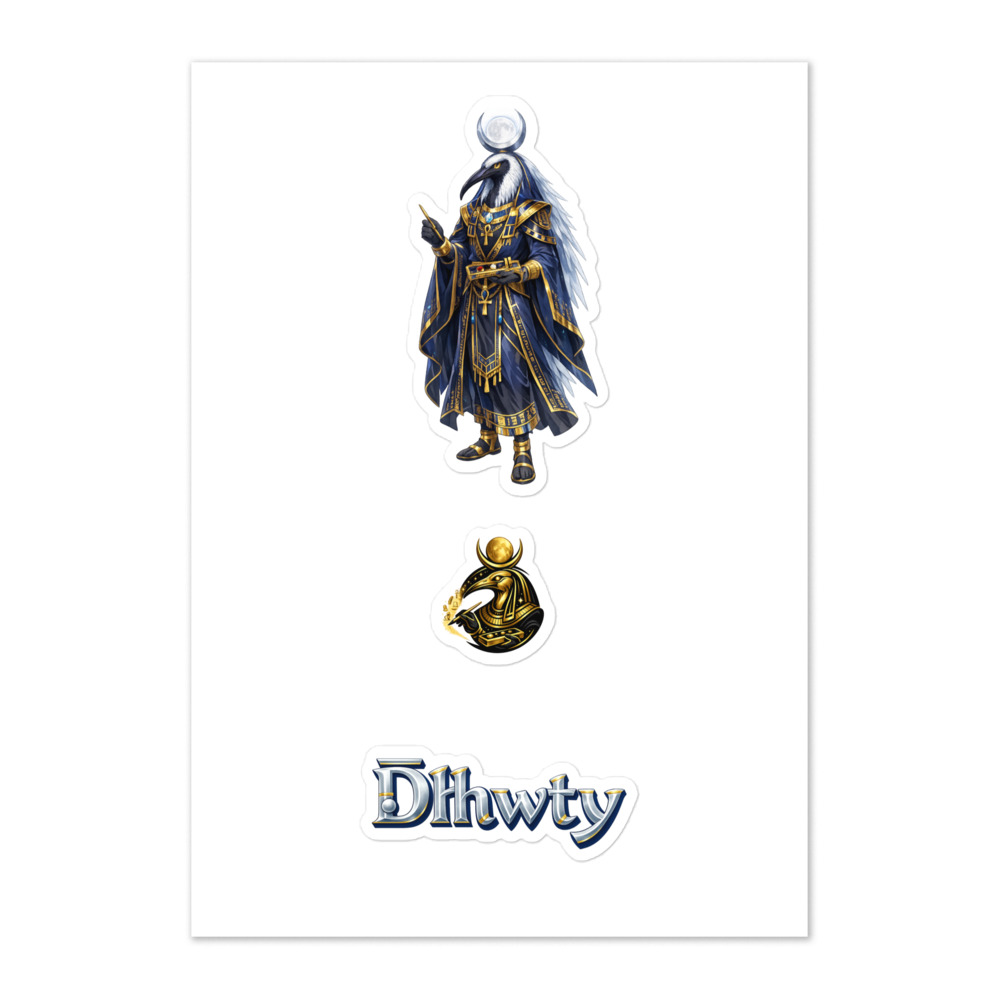 Ḏḥwty Seal Sticker Set