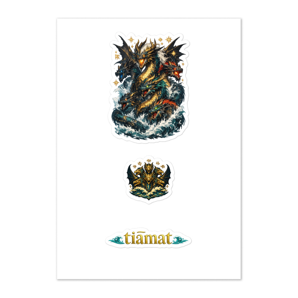 Tiāmat Seal Sticker Set