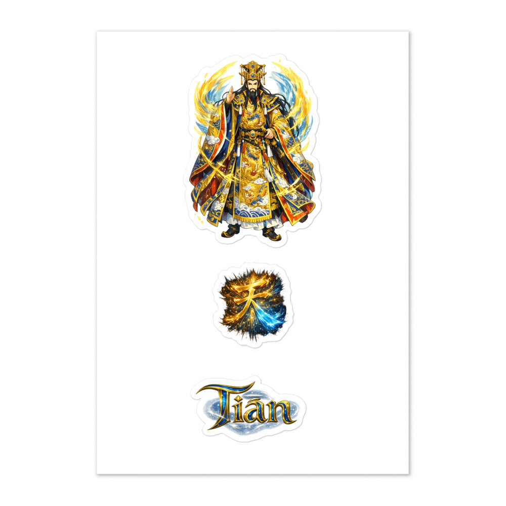 Tiān Seal Sticker Set
