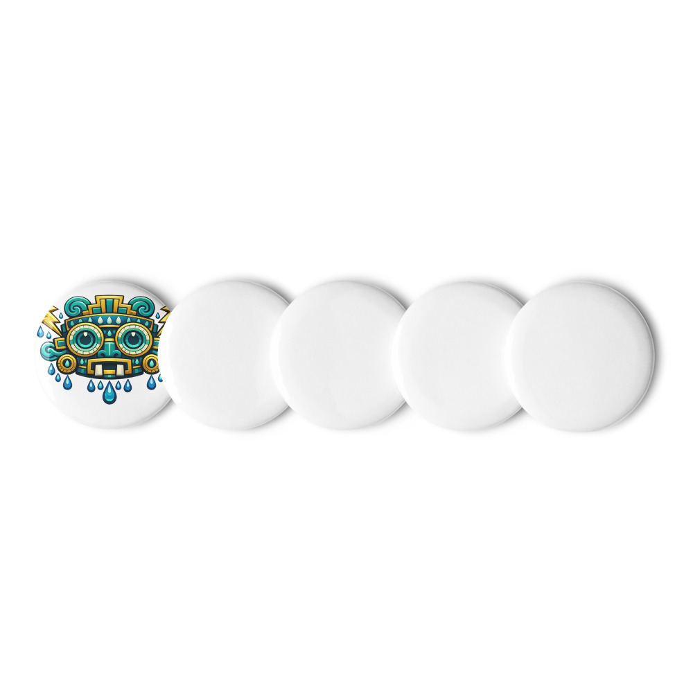 Tlāloc Seal Enamel Pin
