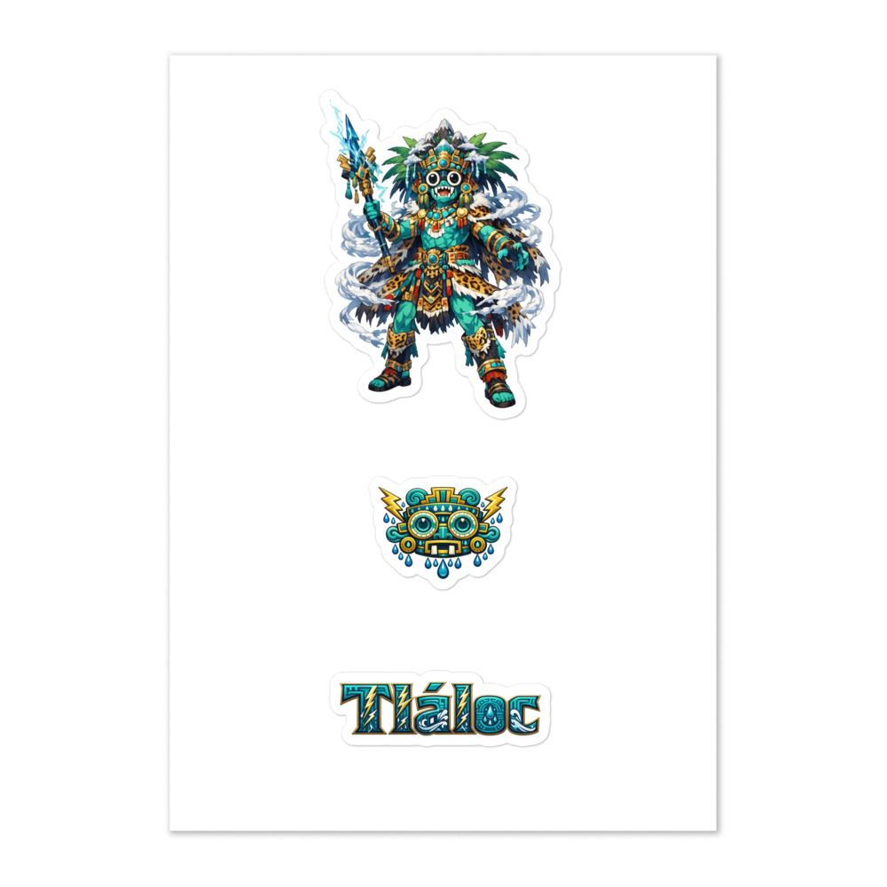 Tlāloc Seal Sticker Set