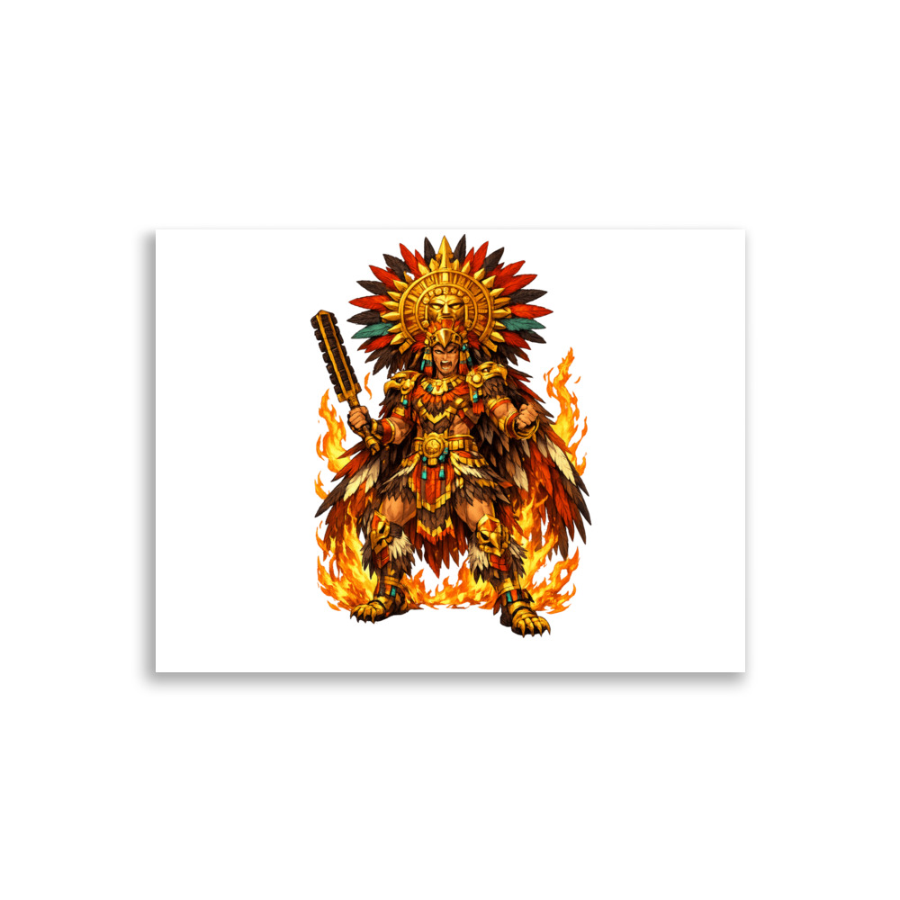 Tōnatiuh Mascot Art Print