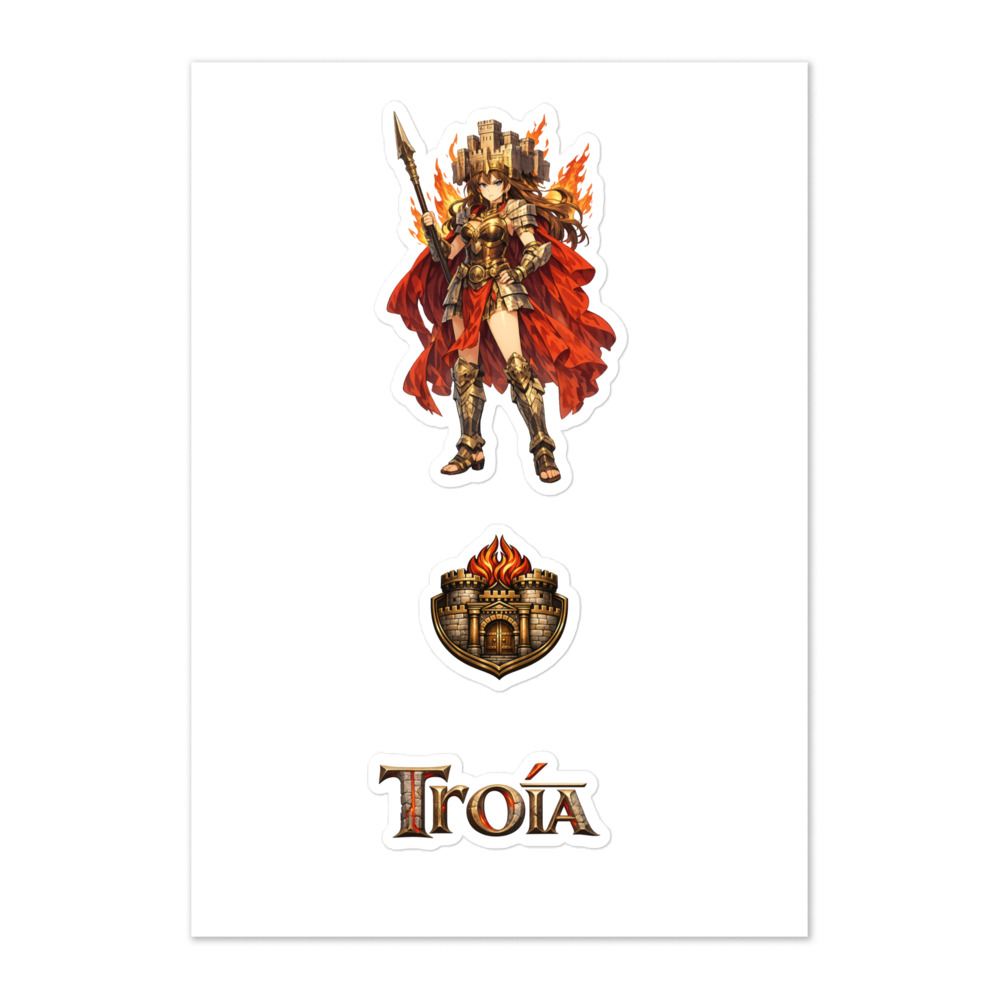 Troíā Seal Sticker Set