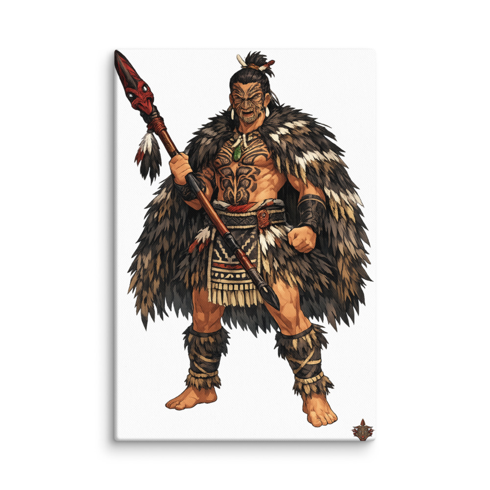 Tūmatauenga Mascot Canvas