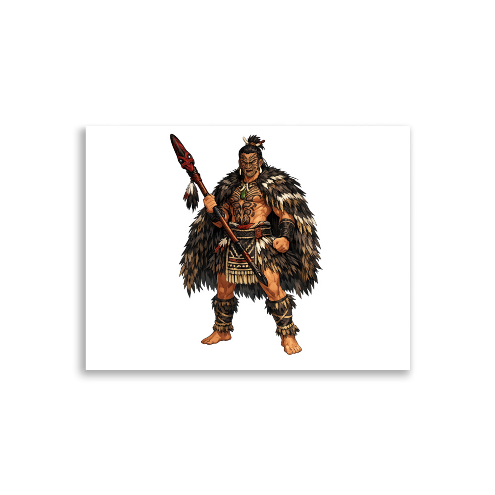 Tūmatauenga Mascot Art Print
