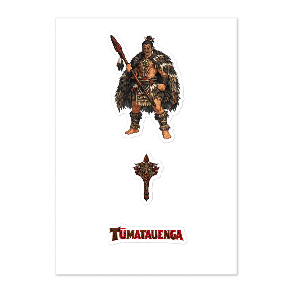 Tūmatauenga Seal Sticker Set
