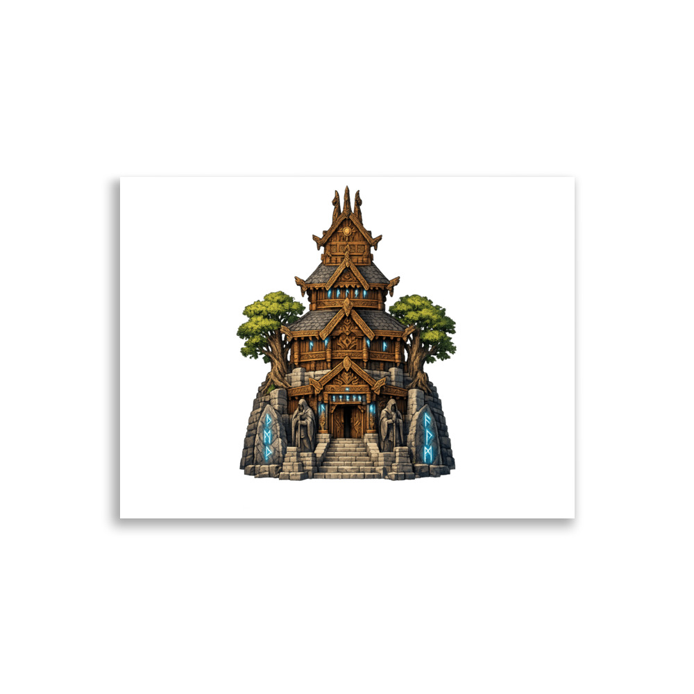 Uppsala Mascot Art Print