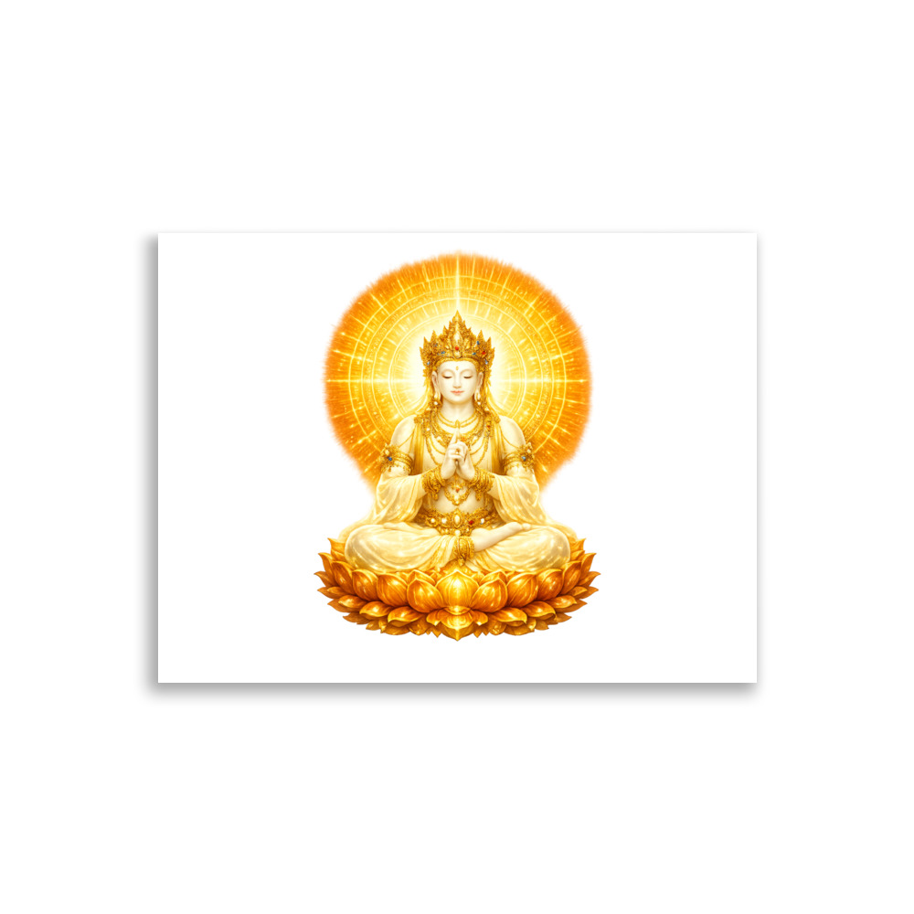 Mahāvairocana Mascot Art Print