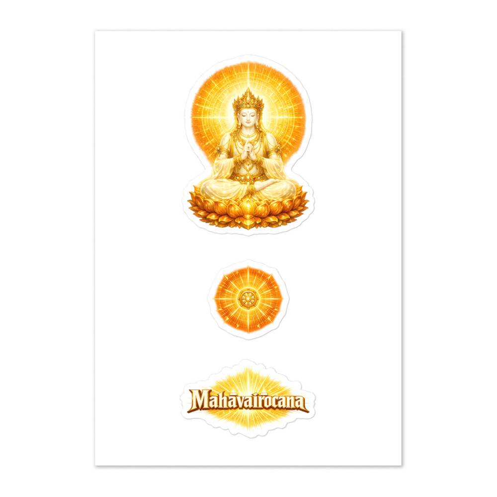 Mahāvairocana Seal Sticker Set