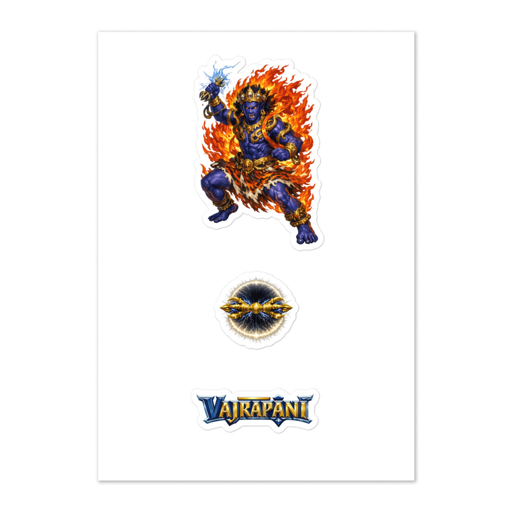 Vajrapāṇi Seal Sticker Set