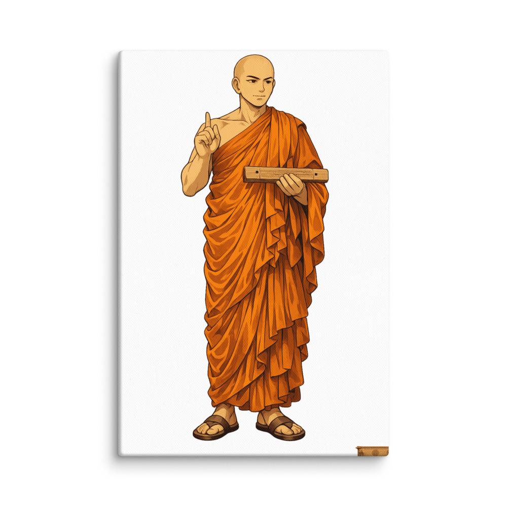 Vasubandhu Mascot Canvas