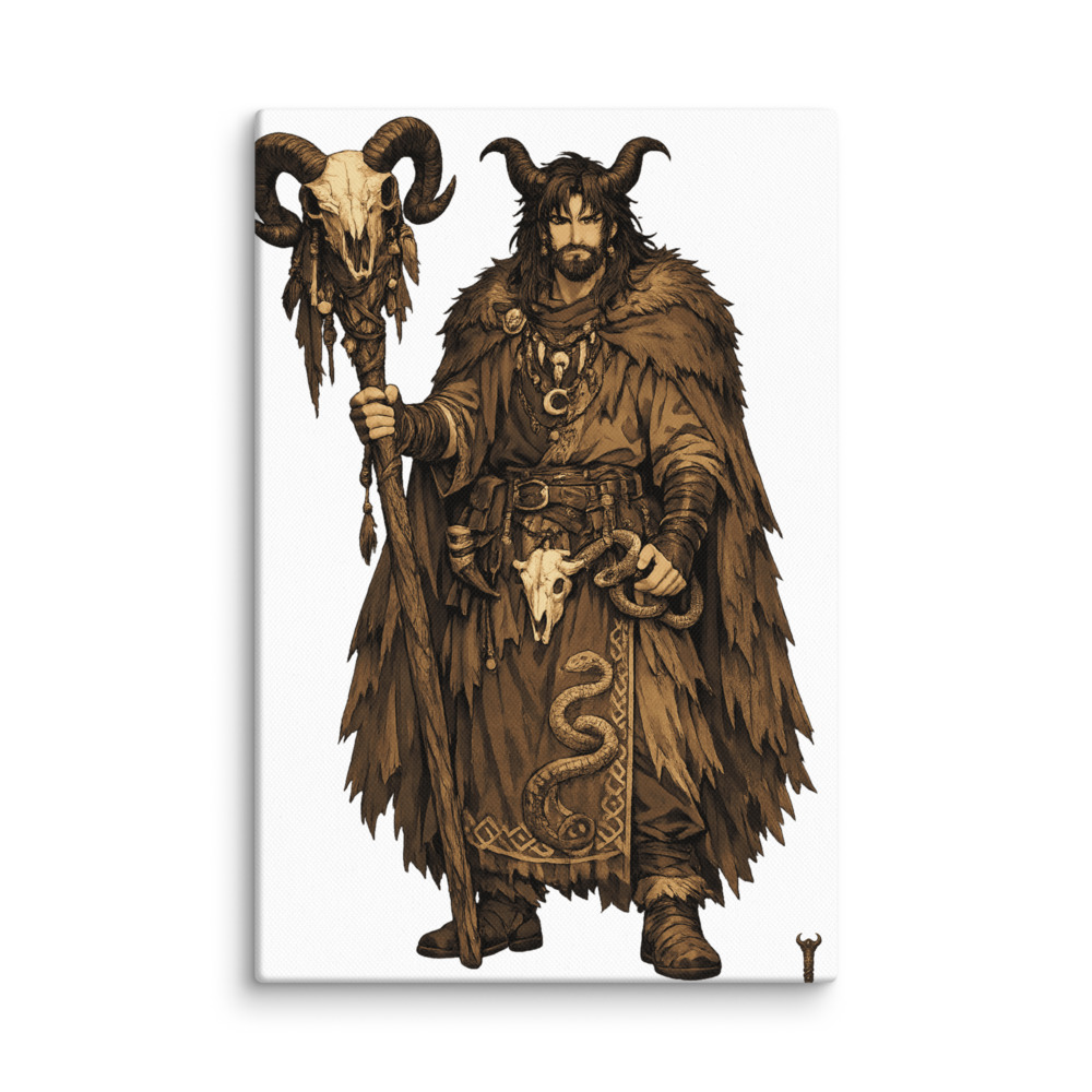 Veles Mascot Canvas