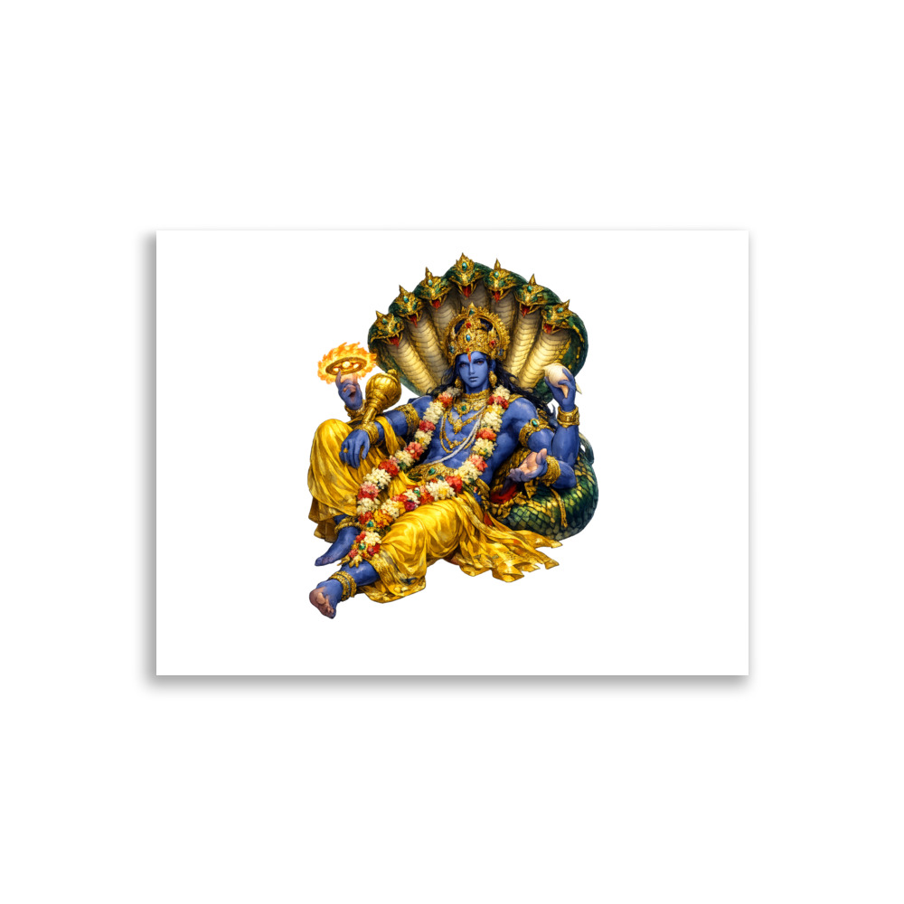 Viṣṇu Mascot Art Print