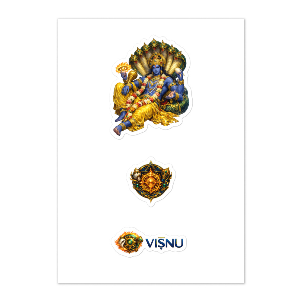 Viṣṇu Seal Sticker Set