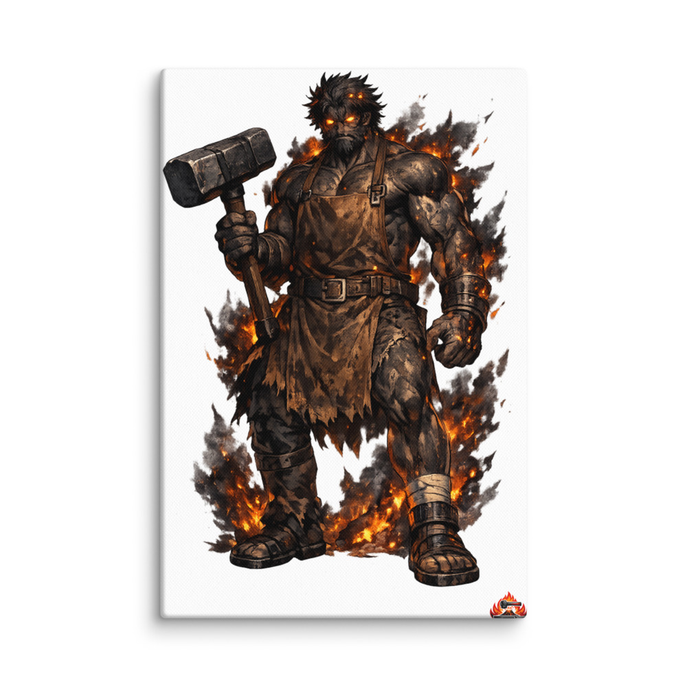 Vulcānus Mascot Canvas